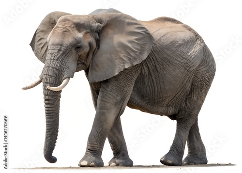 Obraz na płótnie Profile of an African Elephant in Nature w salonie