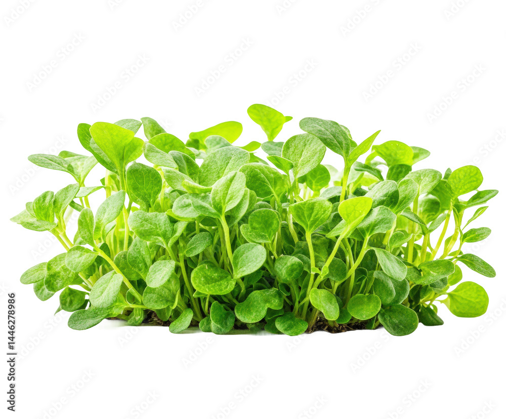 Growing fresh microgreens indoors a guide to home gardening isolated on transparent background Growing fresh microgreens indoors a guide to home gardening isolated on transparent background