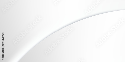 Silver foil background with metal mirror texture. Chrome gradient surface with light gloss. Vector aluminum grey sheet with reflection