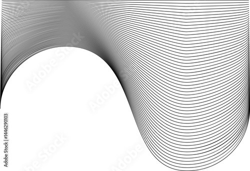 Naturally flowing contours twist and bend, forming seamless organic shapes in continuous motion.