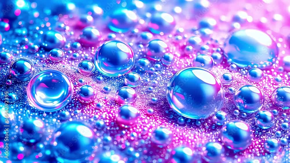Iridescent Bubbles Abstract Background. Iridescent Bubbles Abstract Background.