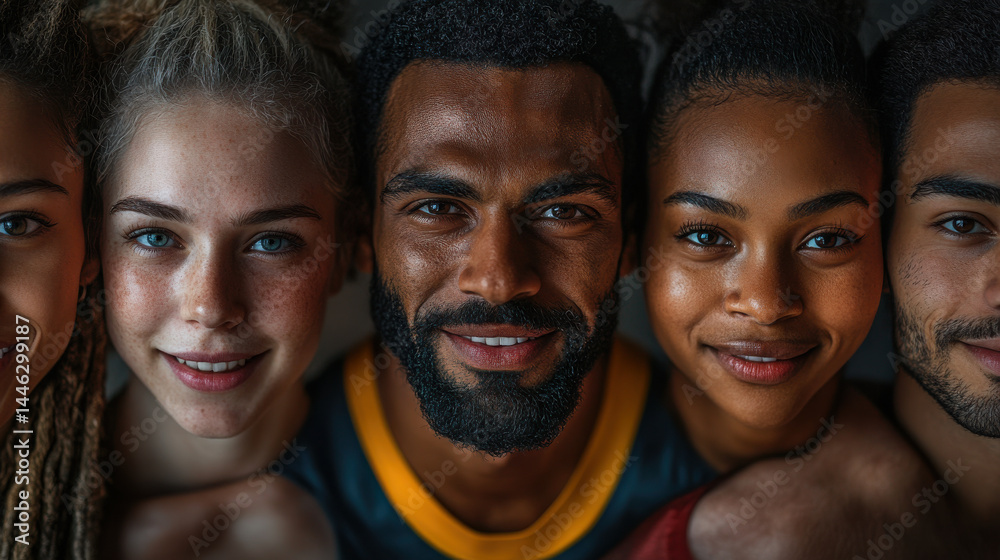 portraits of diverse individuals expressing wide range of emotions while engaged in sports activities. portraits of diverse individuals expressing wide range of emotions while engaged in sports activities.
