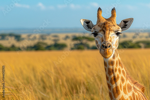 Unique breathtaking beauty of unique African savanna, with its vast horizons, diverse wildlife, and timeless allure, creates an enchanting and limitless paradise for all to explore and admire  