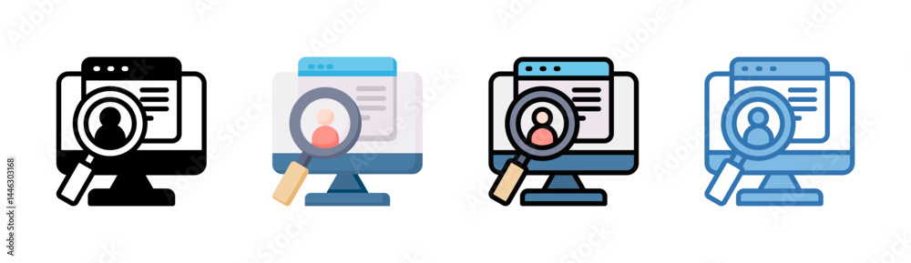 Job Search Icon Job Search Icon