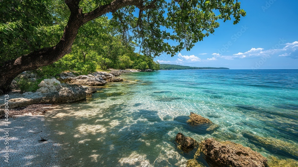 Fototapeta premium Tropical beach paradise (1)