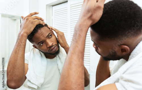 Εκτύπωση καμβά Hairloss concept