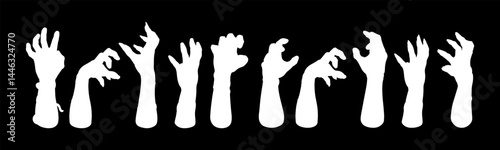 Creepy Zombie Hand Silhouettes