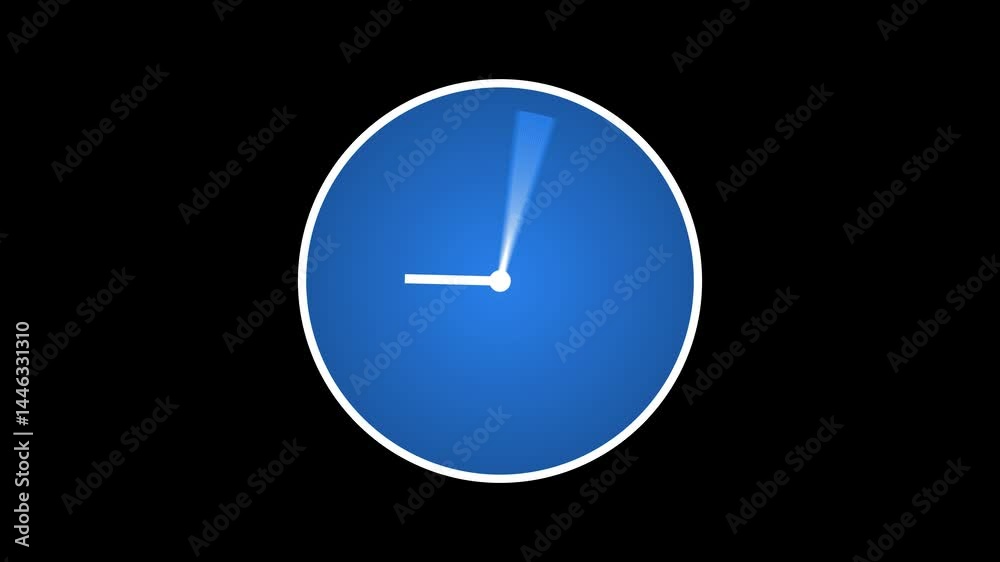 Creative Countdown Clock Animation with Smooth Motion Creative Countdown Clock Animation with Smooth Motion
