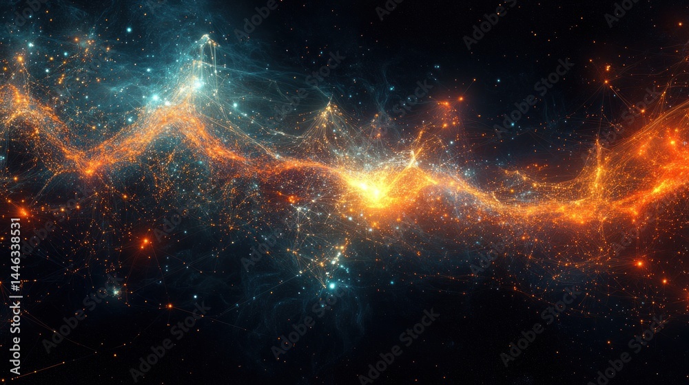 Obraz premium Cosmic Nebula (1)