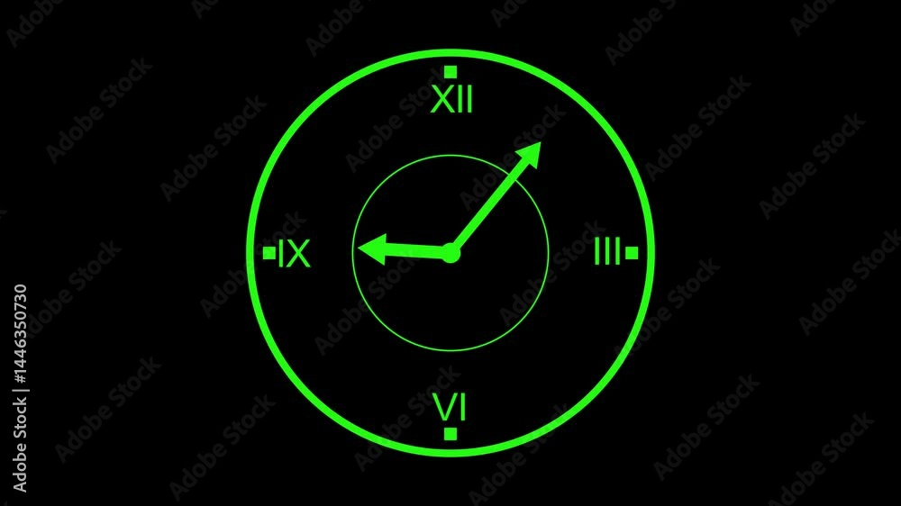Stylish Countdown Timer with Clean Clock Animation Stylish Countdown Timer with Clean Clock Animation