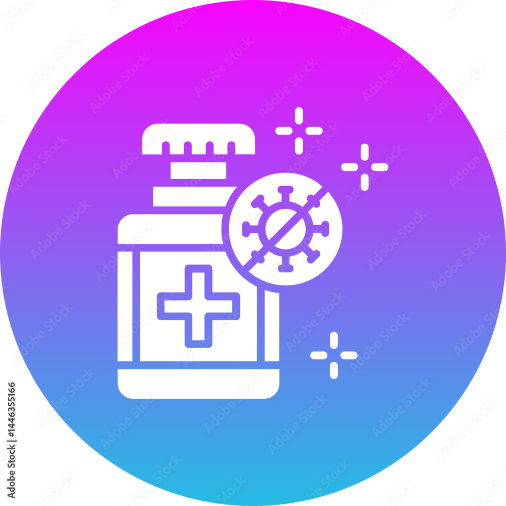 Obraz premium Hand Sanitizer Icon