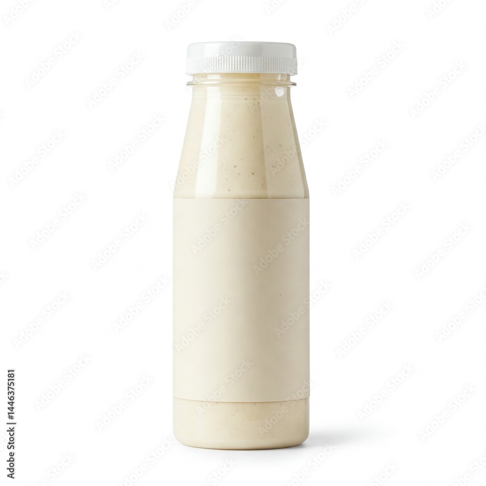 Plant-Based Ranch Dressing Squeeze Bottle No Text White Background Plant-Based Ranch Dressing Squeeze Bottle No Text White Background