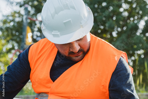 Engineer Doing His Work Under The Sun