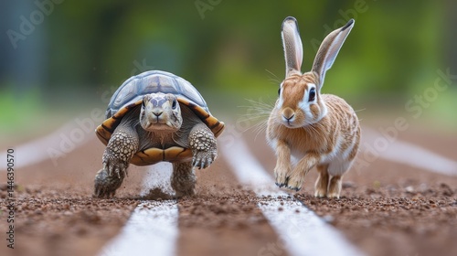 The Tortoise and the Hare: A Hilarious Race!