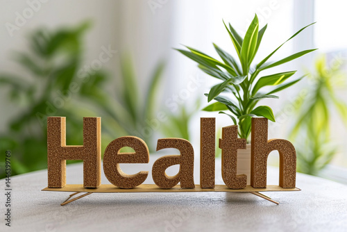 The concept of life safety and health care is encapsulated in the typographic header  Health    