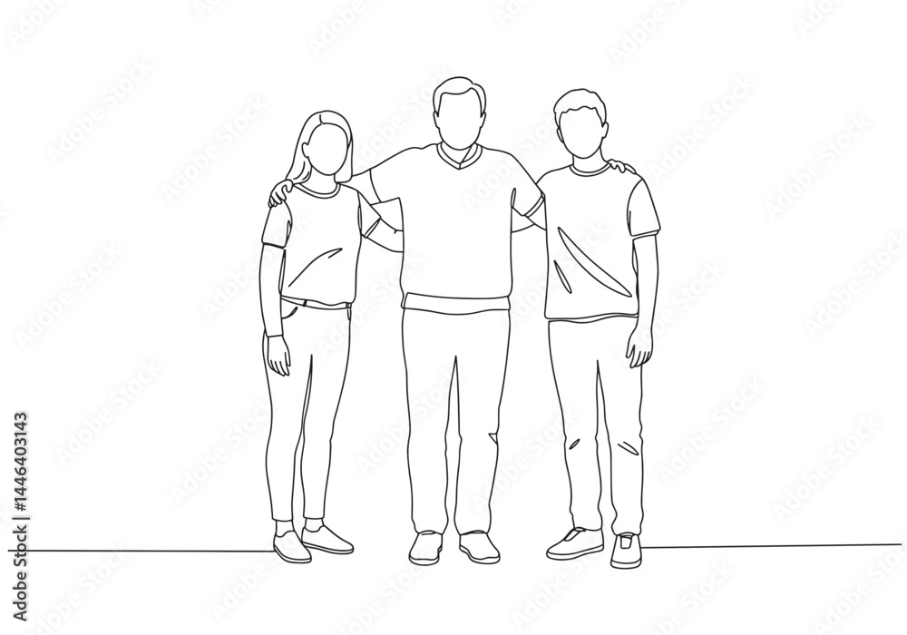 custom made wallpaper toronto digitalFriends enjoying togetherness in a minimalist line drawing
