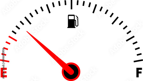  Fuel Tank Indicator Icon vector 