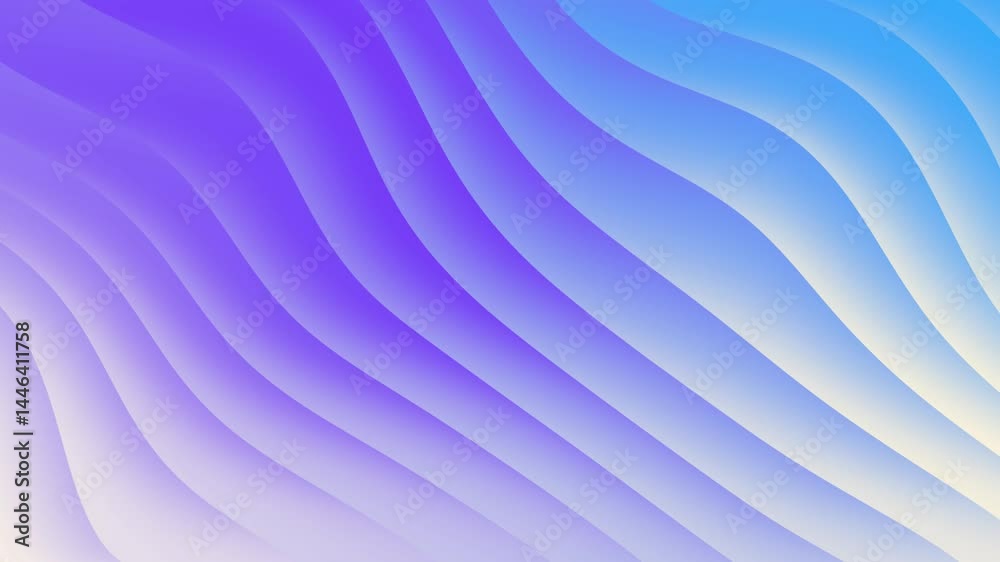 Animación abstracta de ondas y curvas en movimiento suave y fluido, con un gradiente colorido y una estética minimalista, moderna y premium.