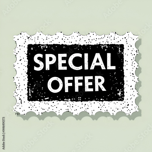special offer 2x1 stamp