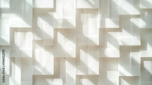 Fee abstract white 3 dimensional background