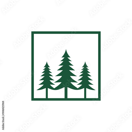 tree, illustration, nature, vector, design, symbol, forest, logotype, pine, wood, plant, pine tree, environment, abstract, christmas, logo, no people, sign, landscape, graphic, horizontal, label, silh