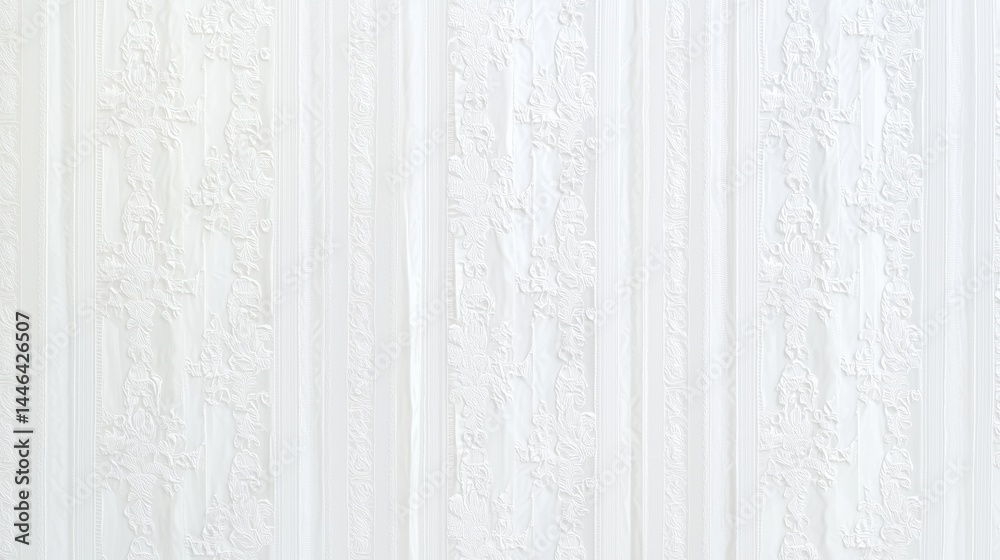 Fototapeta premium Fee abstract white 3 dimensional background