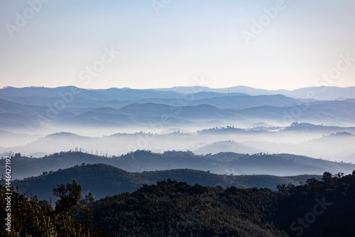 Wallpaper Mural Fog condensation on the mountains Torontodigital.ca