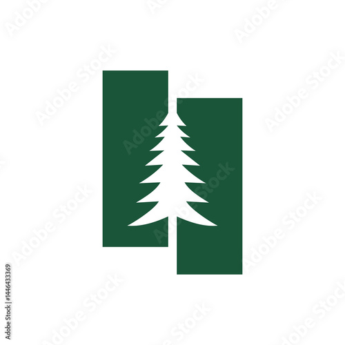 tree, illustration, nature, vector, design, symbol, forest, logotype, pine, wood, plant, pine tree, environment, abstract, christmas, logo, no people, sign, landscape, graphic, horizontal, label, silh