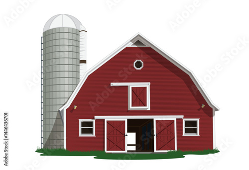Barn and Silo