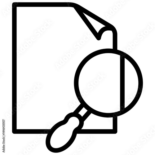 Analysis Outline Icon