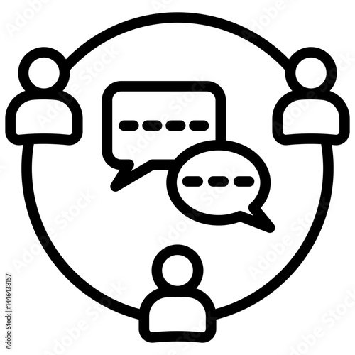 Communication Outline Icon
