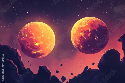 Fiery Planets in a Cosmic Landscape