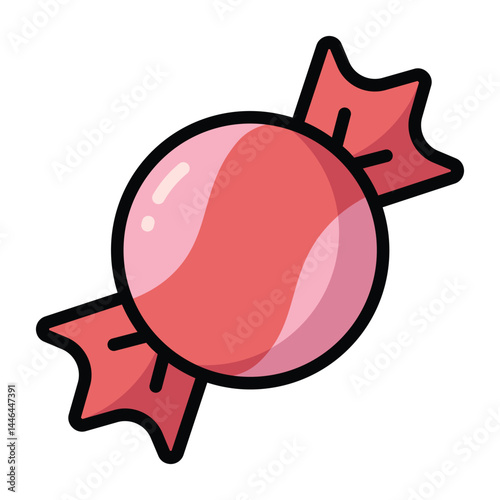 Simple Candy colorful icon. The icon can be used for websites, print templates, presentation templates, illustrations, etc	