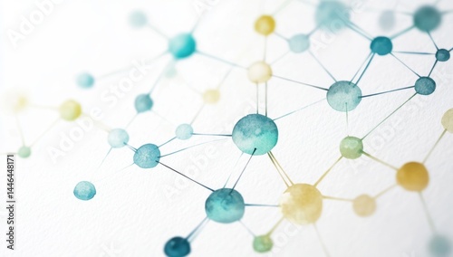 Abstract Watercolor Network Design