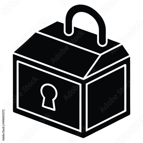 cashier element isolated key lock box on white bac