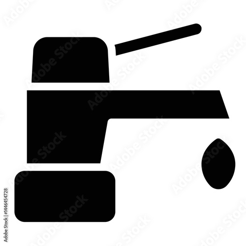 Faucet Nal Sink Glyph Icon