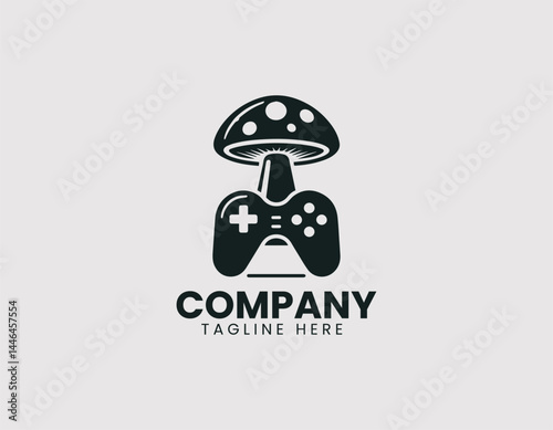 Champignon Mushroom Vector Logo Design