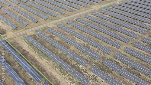 Large Solar Panel Field in Operation