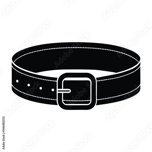 sailor element isolated navy belt on white backgro