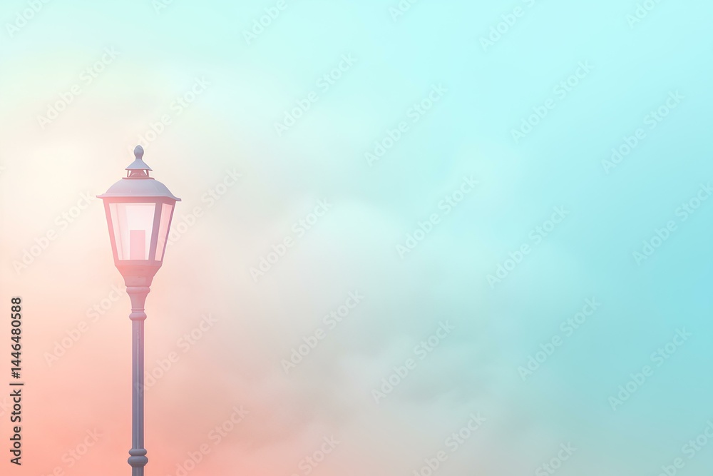 Fototapeta premium vintage street lamp
