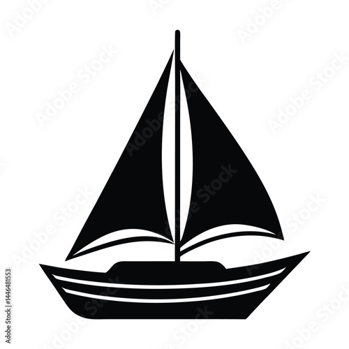sailor element isolated sailboat on white backgrou