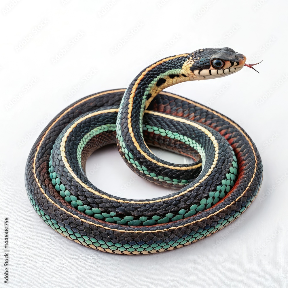 snake on a white background snake on a white background