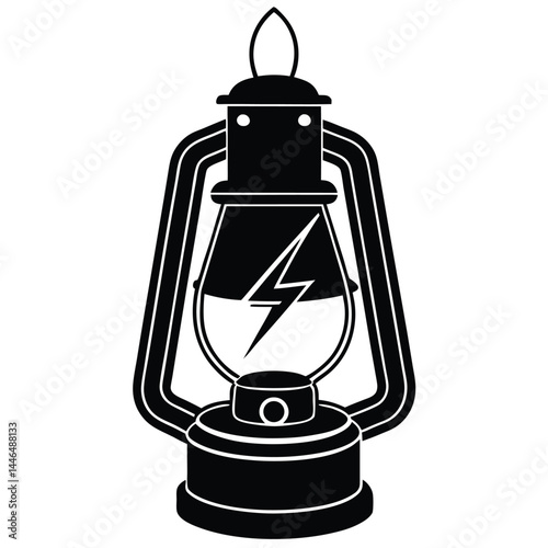 sailor element isolated storm lantern on white bac 