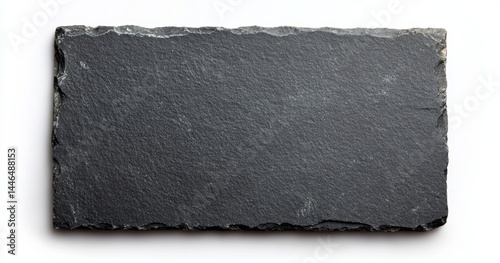 Dark grey slate rectangular plate