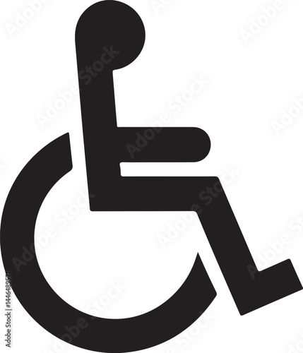 Accessibility icon wheelchair symbol universal access for persons with disabilities