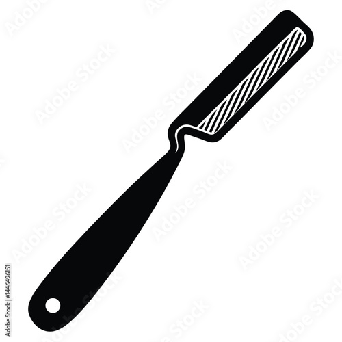 barber element isolated eyebrow trimmer on white b