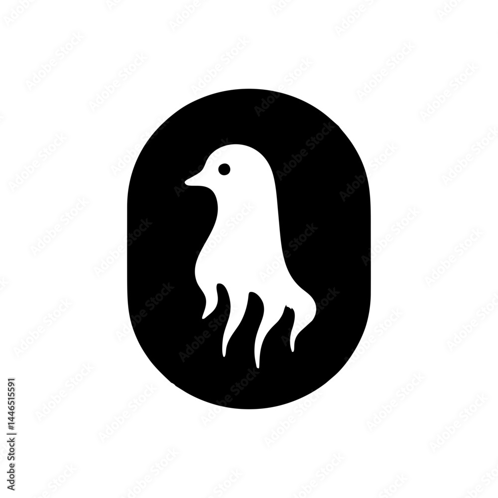 Fototapeta premium Ghost Logo Design