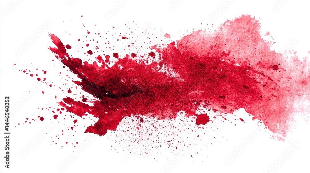 Red Paint Splash Background