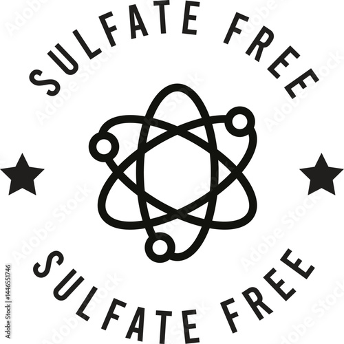 sulfate free icon design