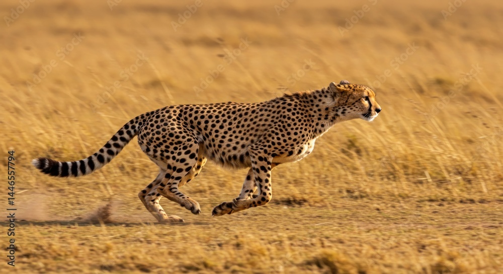 Fototapeta premium Cheetah Running, Photo
